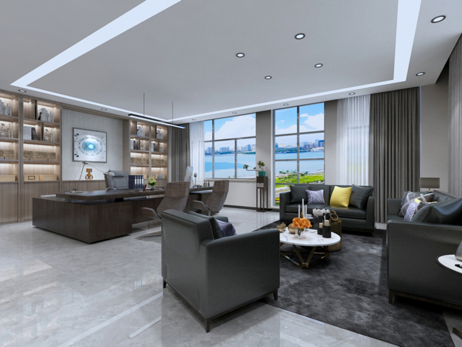 優(yōu)質施工材料+精湛工藝:安徽半山裝飾辦公室裝修之道(圖4) 優(yōu)質施工材料+精湛工藝:安徽半山裝飾辦公室裝修之道(圖4)