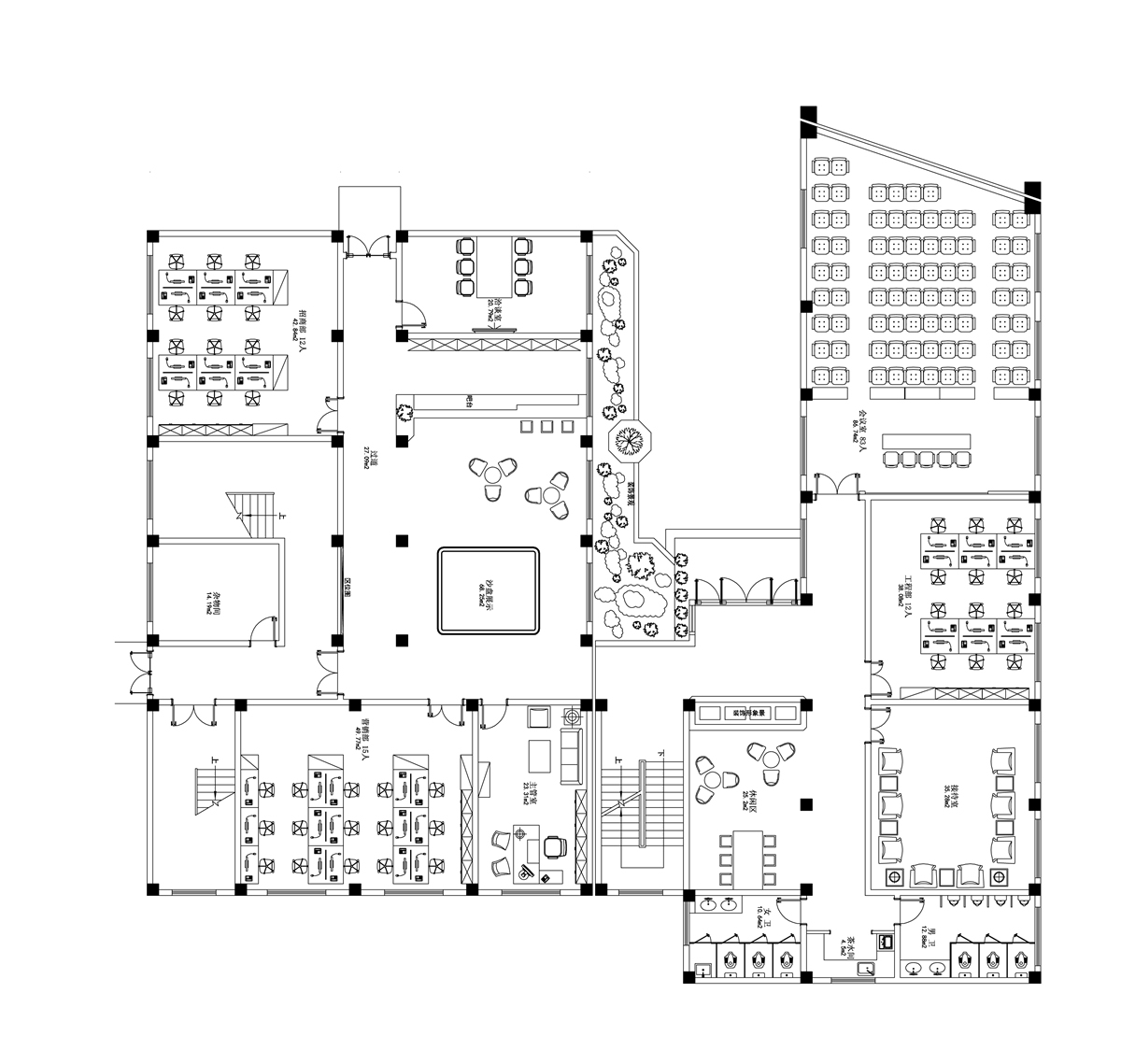 厵村民宿招商營銷中心裝修案例(圖1) 厵村民宿招商營銷中心裝修案例(圖1)