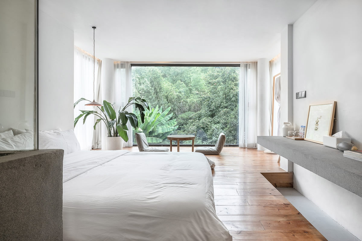 原生態(tài)素色風(fēng)格民宿客房裝修設(shè)計(jì)(圖2) 原生態(tài)素色風(fēng)格民宿客房裝修設(shè)計(jì)(圖2)