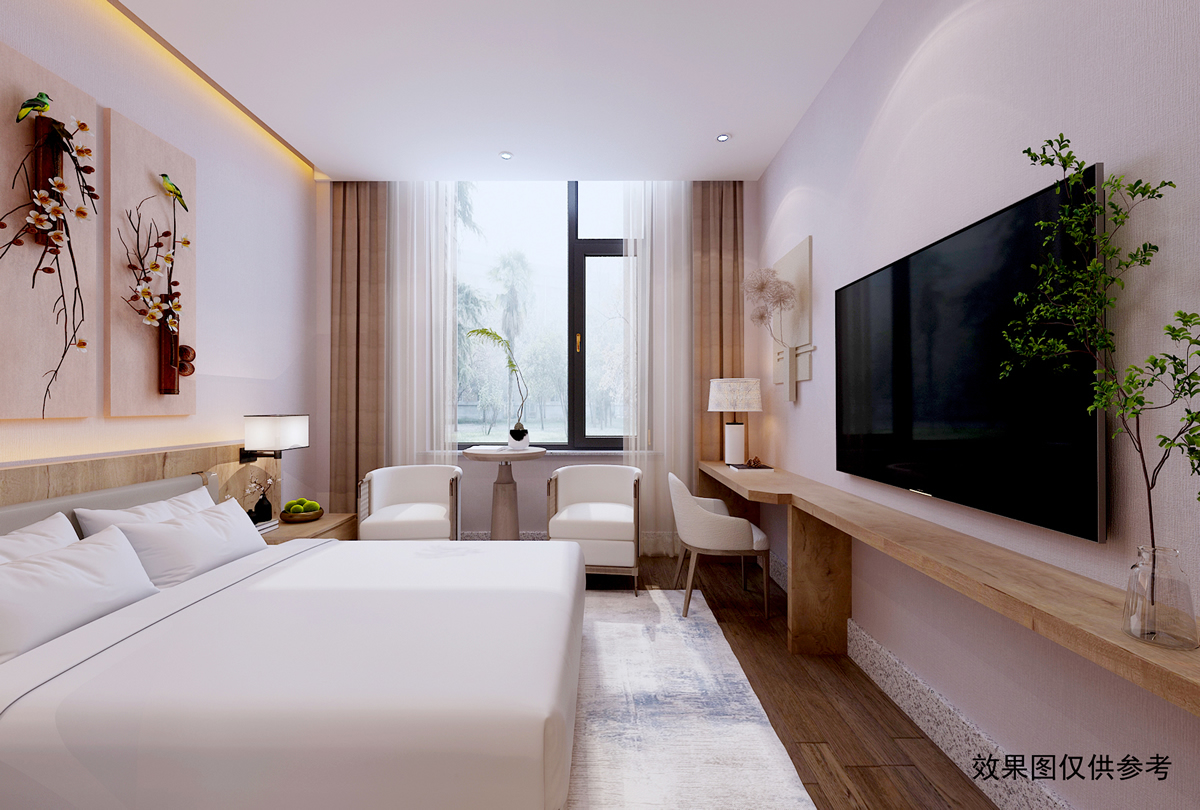 巢湖厵村CG02民宿現(xiàn)代客房裝修(圖3) 巢湖厵村CG02民宿現(xiàn)代客房裝修(圖3)