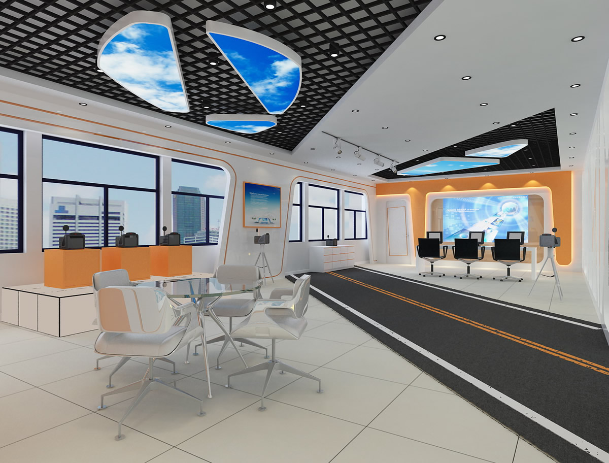 文康科技600平方現(xiàn)代橙色展廳裝修(圖2) 文康科技600平方現(xiàn)代橙色展廳裝修(圖2)