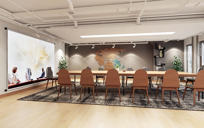 上海國(guó)科企業(yè)現(xiàn)代簡(jiǎn)約風(fēng)4200平方辦公樓裝修項(xiàng)目(圖2) 上海國(guó)科企業(yè)現(xiàn)代簡(jiǎn)約風(fēng)4200平方辦公樓裝修項(xiàng)目(圖2)