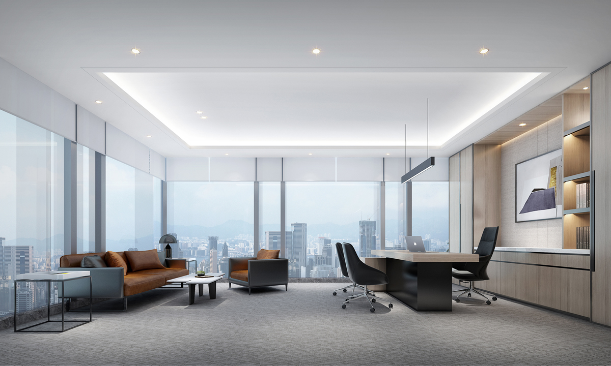 祥源廣場1000平方現(xiàn)代簡約風(fēng)辦公室裝修設(shè)計項目(圖4) 祥源廣場1000平方現(xiàn)代簡約風(fēng)辦公室裝修設(shè)計項目(圖4)