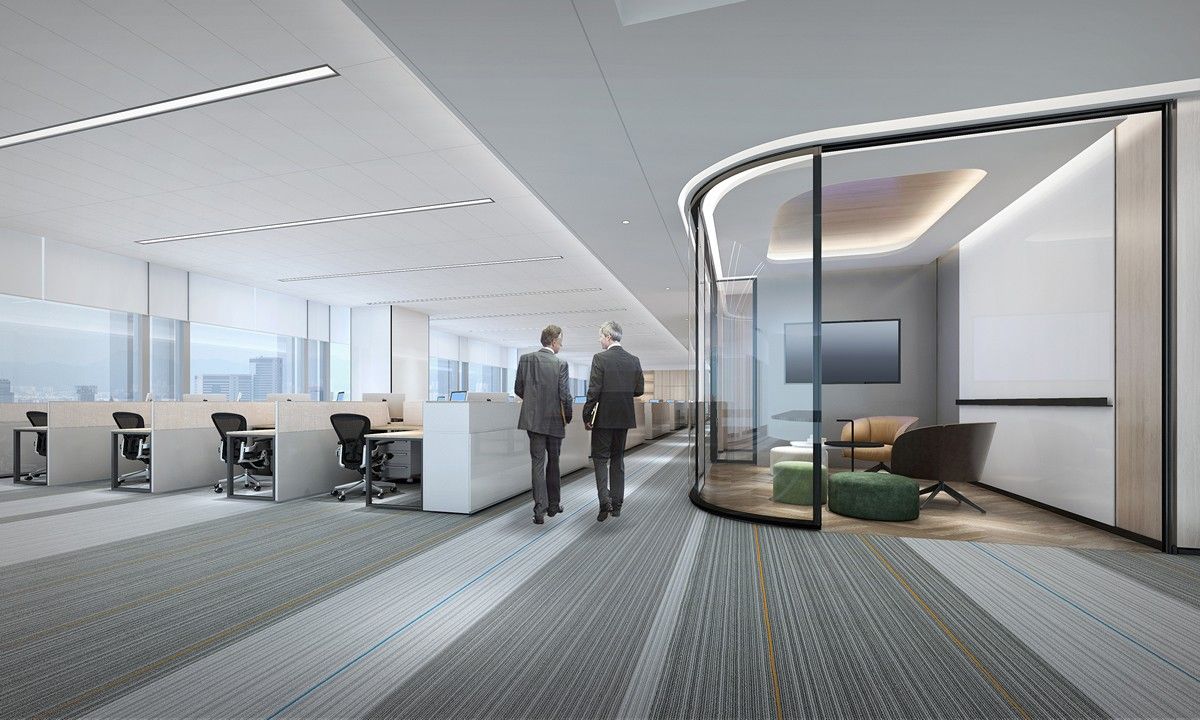 祥源廣場1000平方現(xiàn)代簡約風(fēng)辦公室裝修設(shè)計項目(圖2) 祥源廣場1000平方現(xiàn)代簡約風(fēng)辦公室裝修設(shè)計項目(圖2)