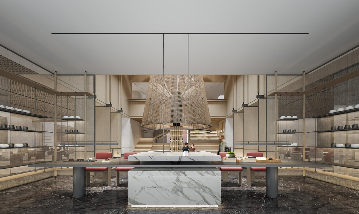 含山.錦繡華城售樓部新中式裝飾裝修工程(圖2) 含山.錦繡華城售樓部新中式裝飾裝修工程(圖2)