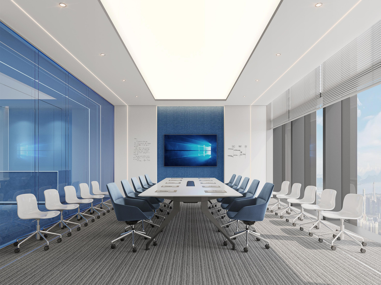 合肥2000平方現(xiàn)代風(fēng)科技公司辦公室裝修設(shè)計(圖2) 會議室.jpg