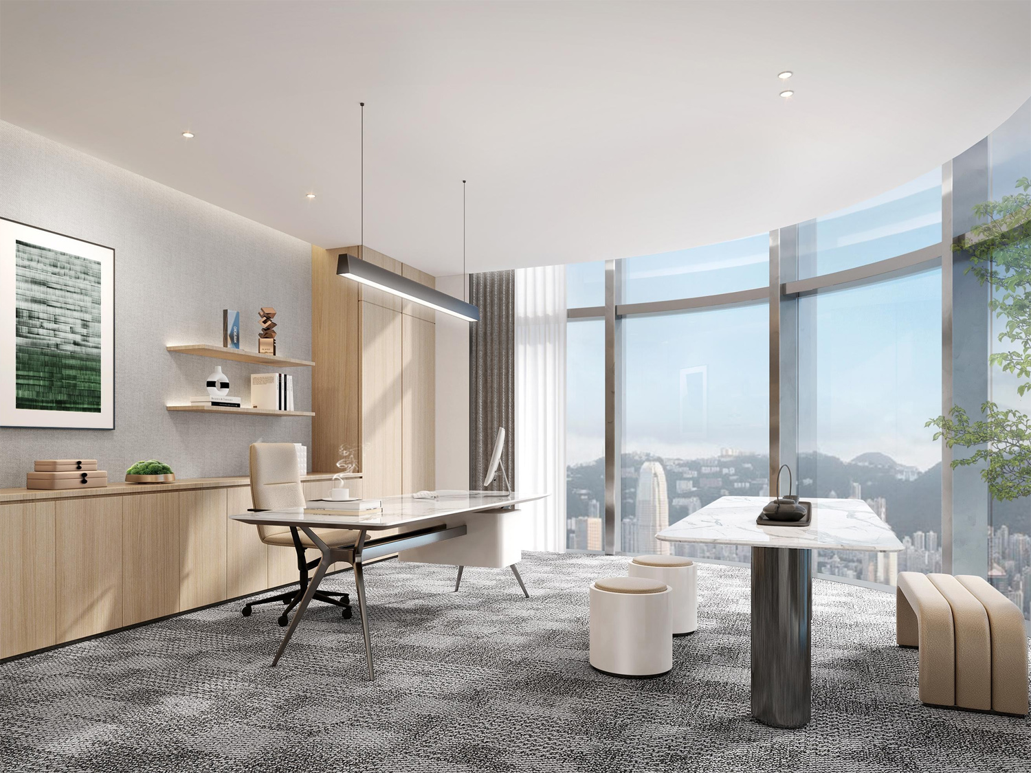 滁州1200平方簡約風(fēng)辦公室裝修設(shè)計案例(圖2) 2.jpg