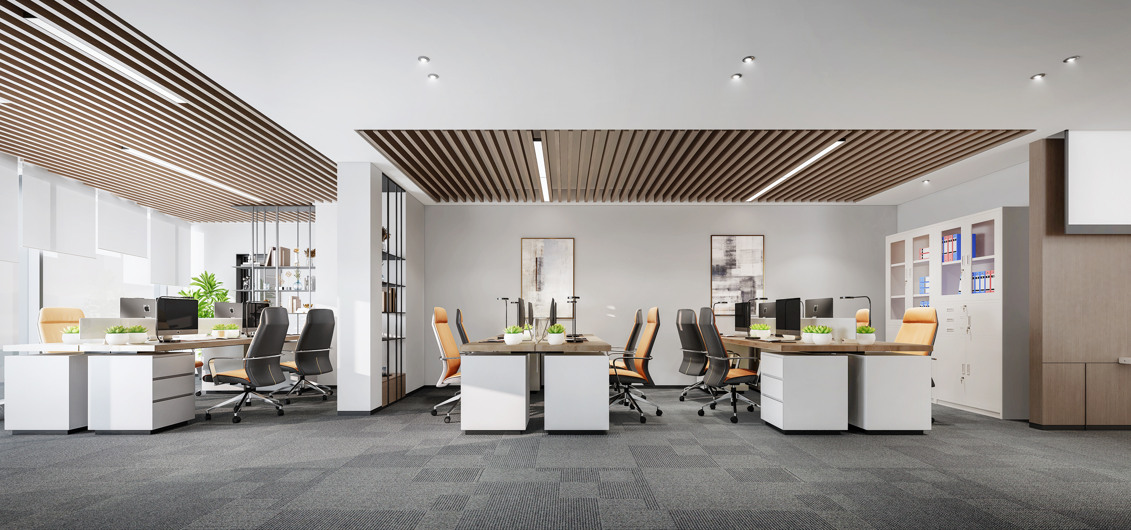 辦公室裝修-如何挑選合適的水電材料(圖1) 開放式辦公區(qū).jpg