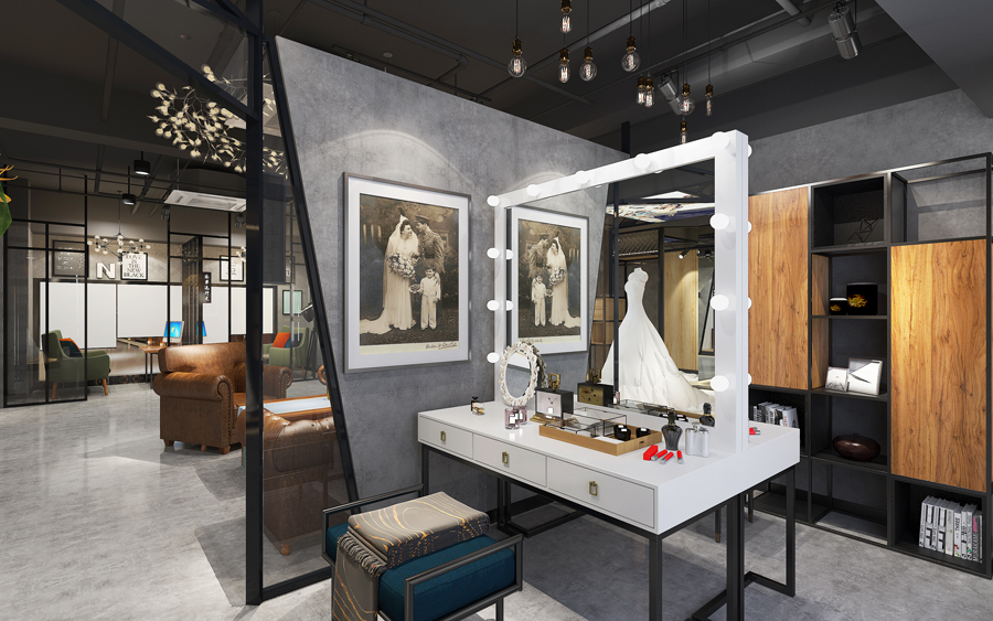 婚紗攝影店裝飾裝修設(shè)計(jì)(圖2) 婚紗攝影店裝飾裝修設(shè)計(jì)(圖2)