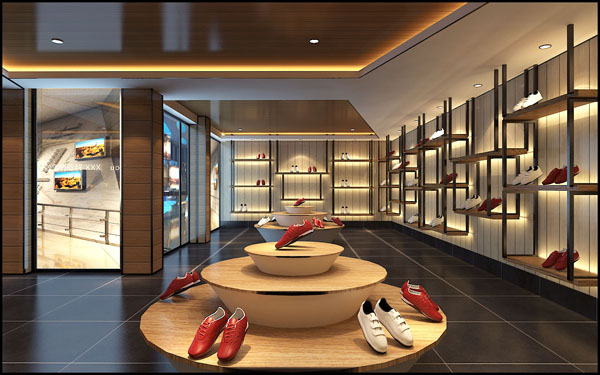 合肥200平方精品鞋店裝修設計(圖2) 合肥200平方精品鞋店裝修設計(圖2)