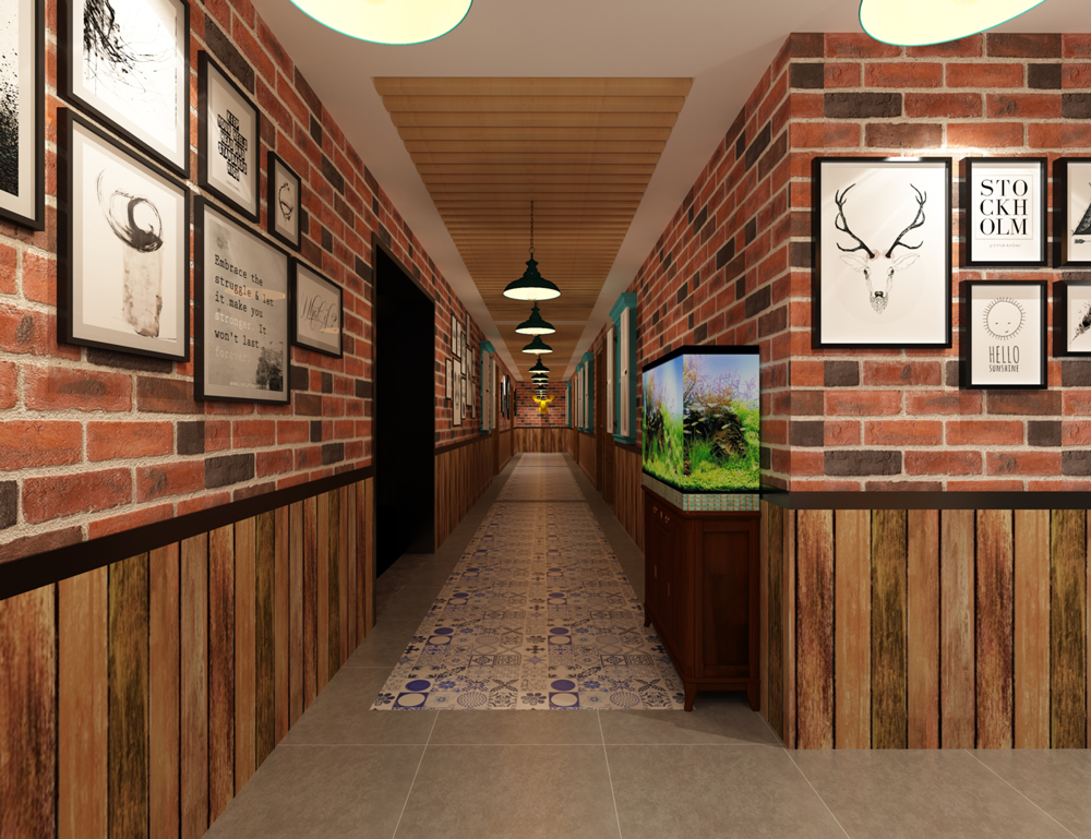 合肥瑤海區(qū)1500平方餐廳裝修設(shè)計(jì)案例(圖2) 合肥瑤海區(qū)1500平方餐廳裝修設(shè)計(jì)案例(圖2)