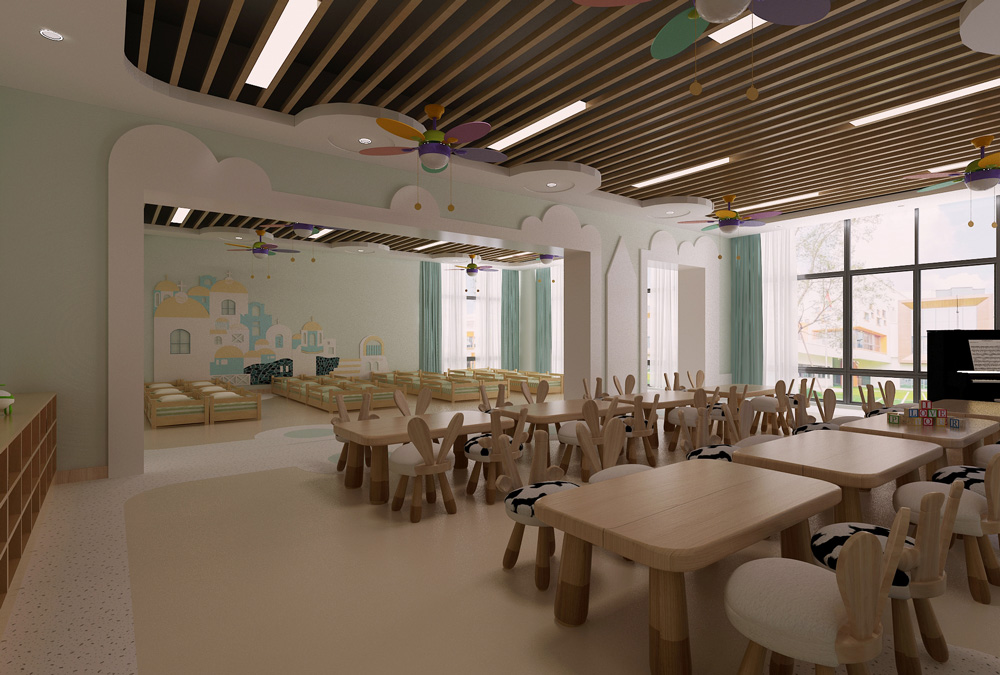 皖新文化廣場2300平方 幼兒園裝修設計(圖4)