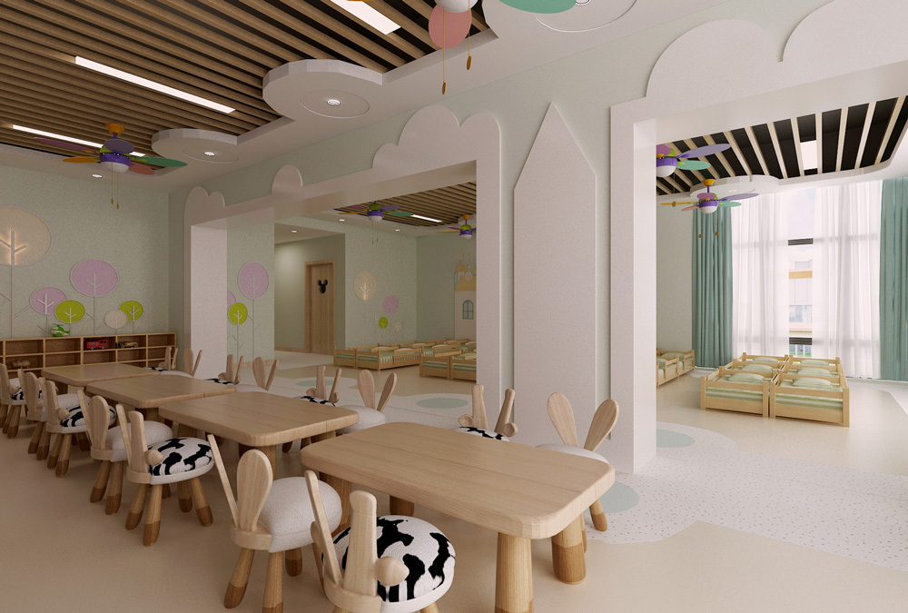 皖新文化廣場2300平方 幼兒園裝修設計(圖6)