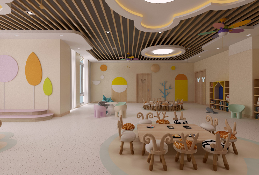 皖新文化廣場2300平方 幼兒園裝修設計(圖11)
