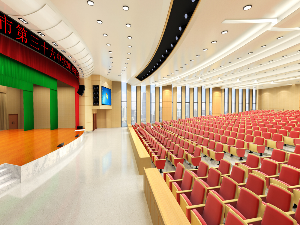 合肥市第三十六中報告廳裝修設(shè)計(圖2) 合肥市第三十六中報告廳裝修設(shè)計(圖2)