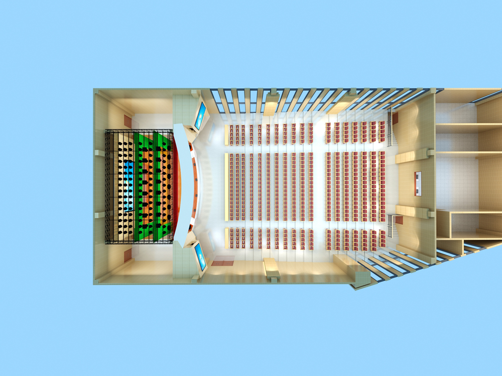 合肥市第三十六中報告廳裝修設(shè)計(圖5) 合肥市第三十六中報告廳裝修設(shè)計(圖5)